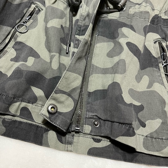 eclipse tattoo outerwear twill hooded utility jacket - Picture 7 of 9